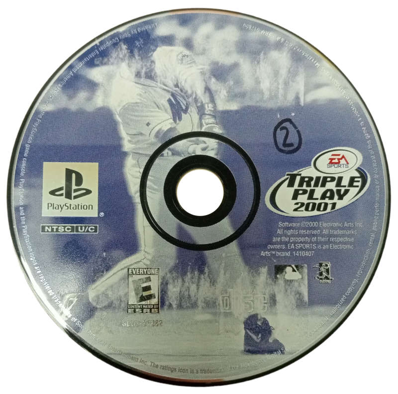 Triple Play 2001 PlayStation 1 [Disc Only-Generic CD Case]