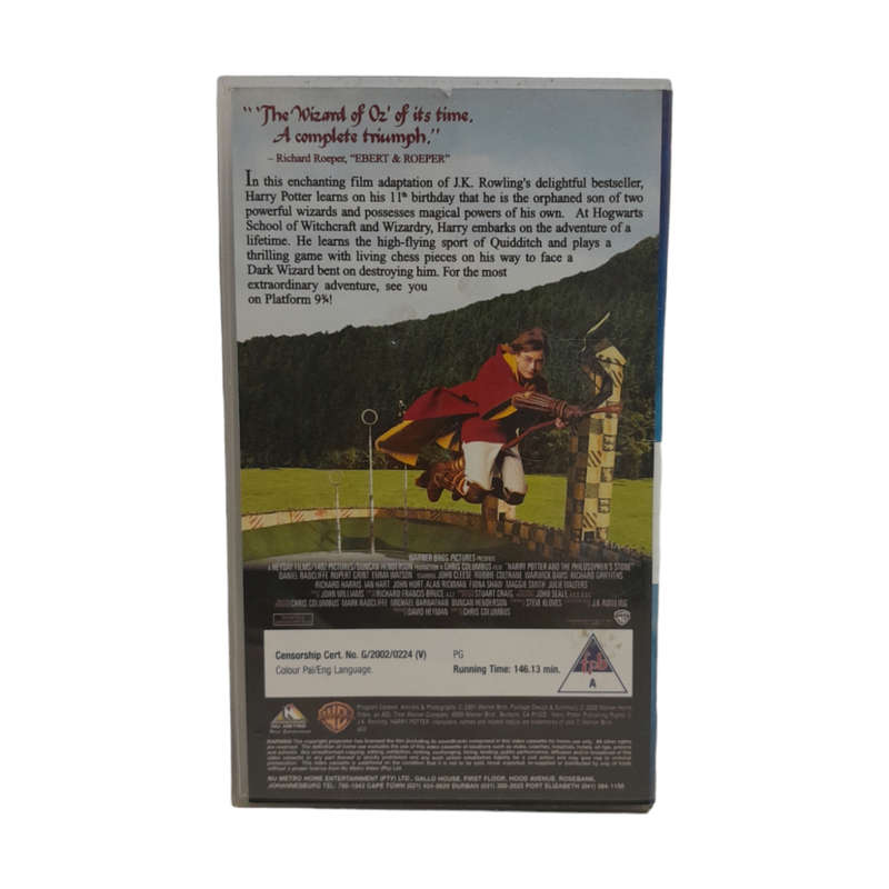 Harry Potter And The Philosopher`s Stone VHS