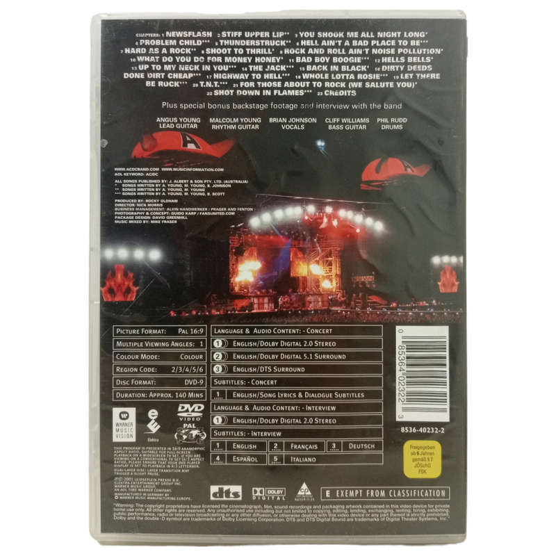 ACDC Music DVD Video