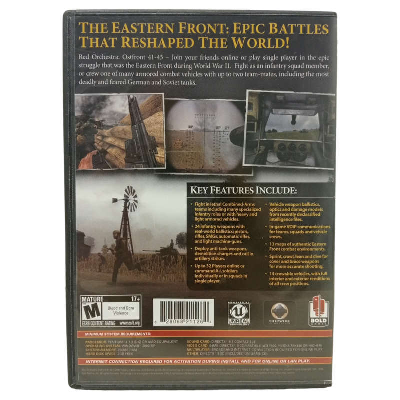 Red Orchestra - Ostfront 41-45 PC (CD)