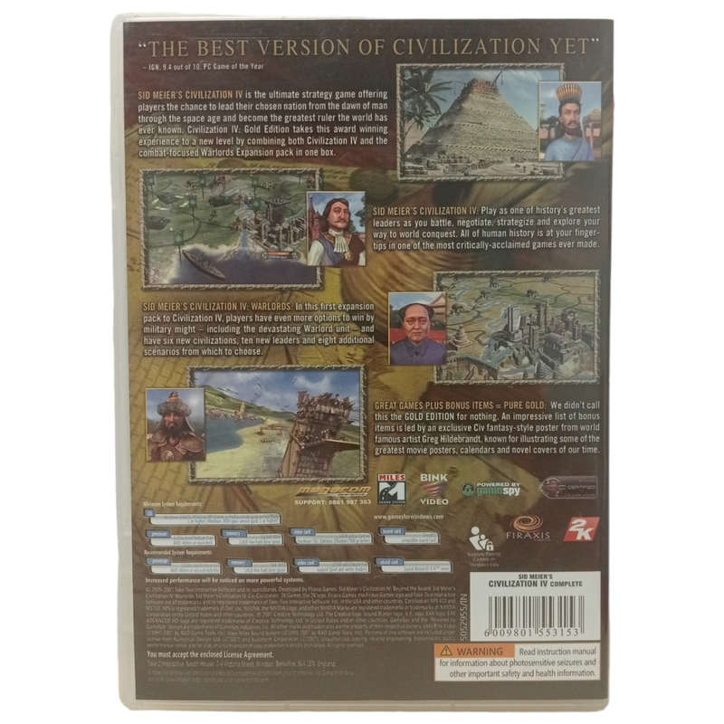 Civilization IV Complete PC (CD)
