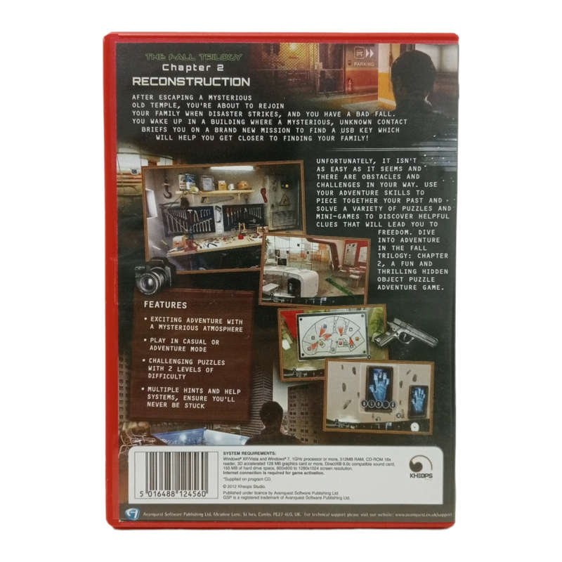 The Fall Trilogy Chapter 2 - Reconstruction, Hidden Object Game PC (CD)