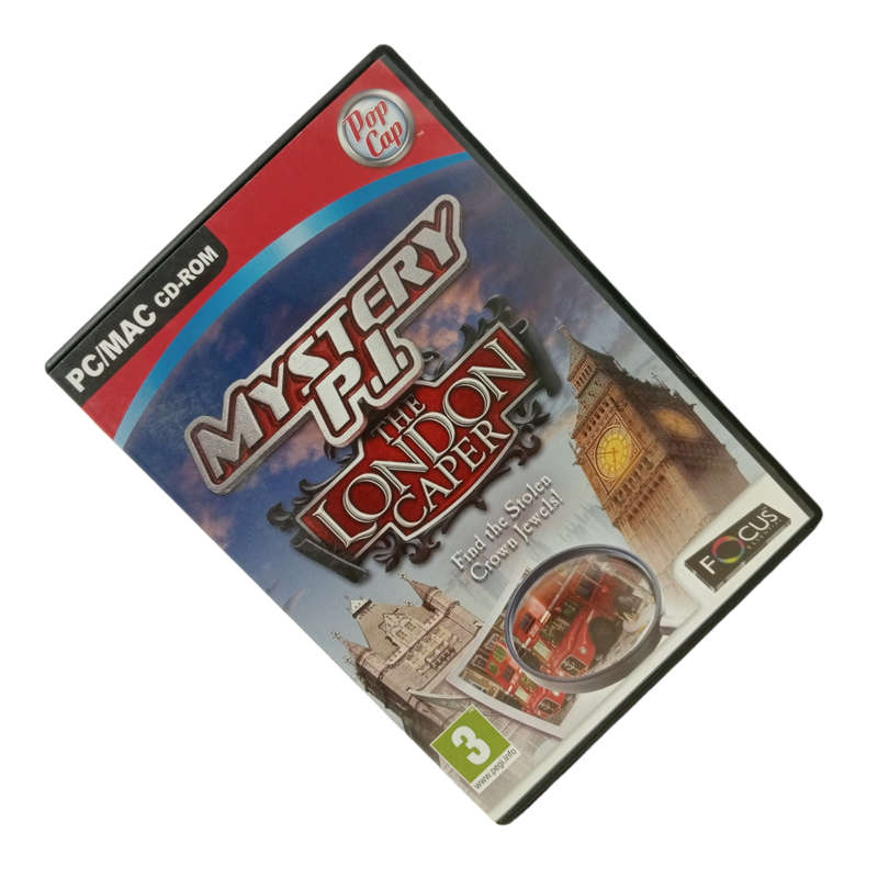 Mystery P.I - The London Caper, Hidden Object Game PC (CD)