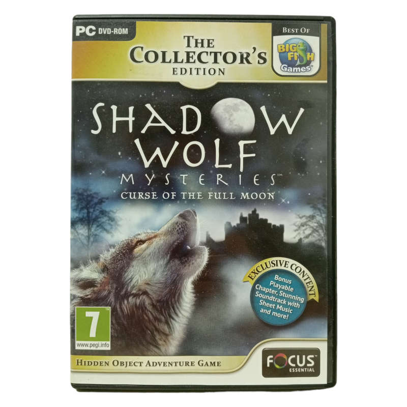 Shadow Wolf Mysteries - Curse of the Full Moon, Hidden Object Game PC (DVD)