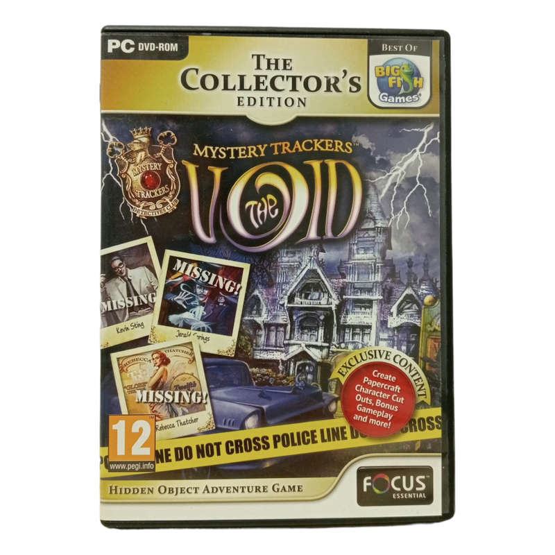 Mystery Trackers - The Void, Hidden Object Game PC (DVD)