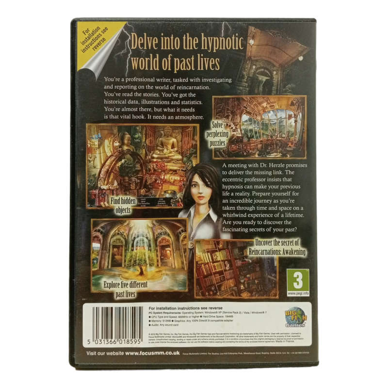 Reincarnations 2 - Awakening, Hidden Object Game PC (CD)