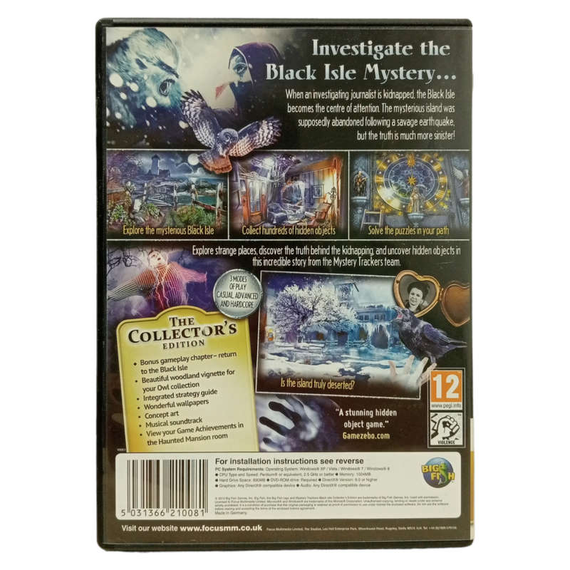 Mystery Trackers - Black Isle, Hidden Object Game PC (DVD)