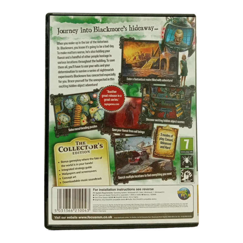 Haunted Halls - revenge of Doctor Blackmore, Hidden Object Game PC (CD)