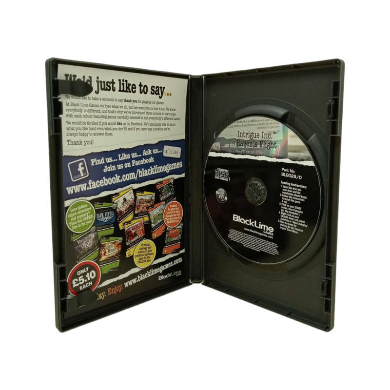 Intrigue Inc. - Raven`s Flight, Hidden Object Game PC (CD)