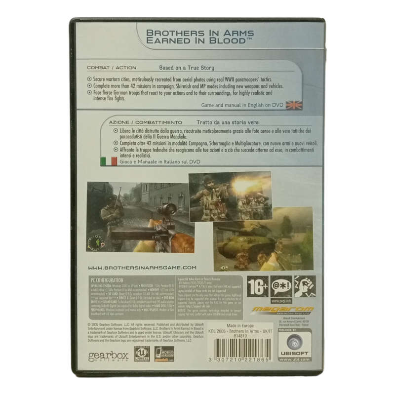 Brothers In Arms - Earned In Blood PC (DVD)