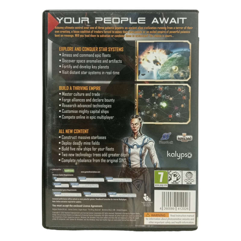 Sins Of A Solar Empire - Trinity Edition PC  (DVD)