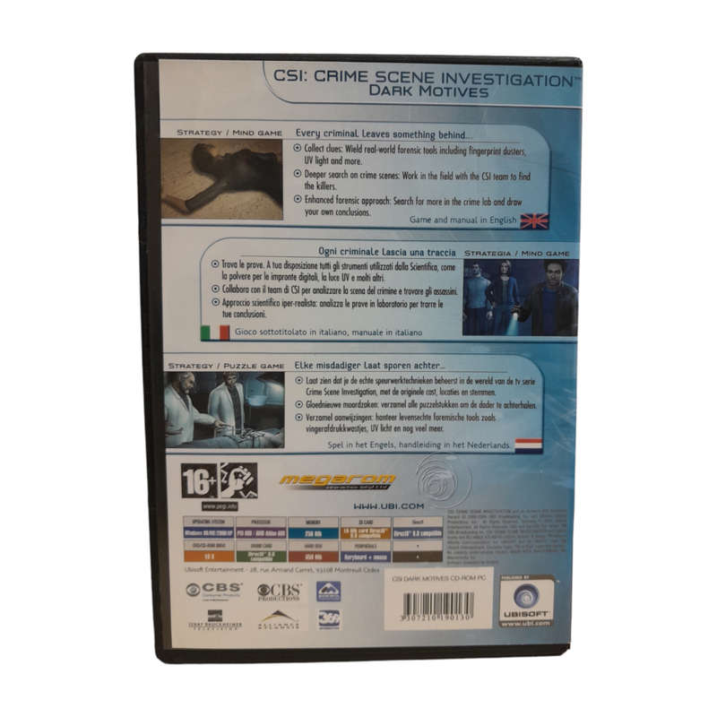 CSI: Crime Scene Investigation - Dark Motives PC (CD)