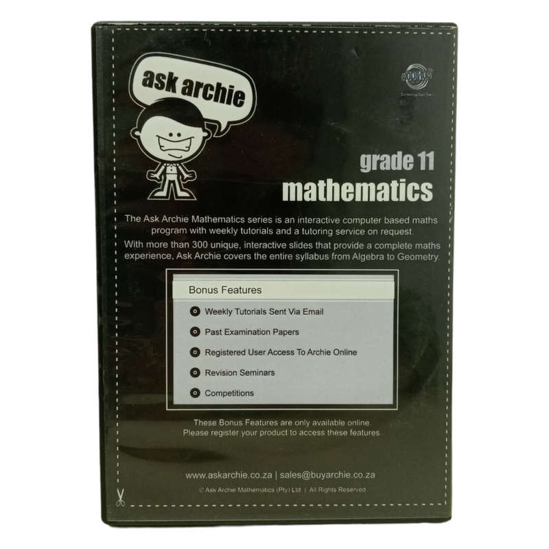 Ask Archie - Grade 11 Mathematics PC (CD)