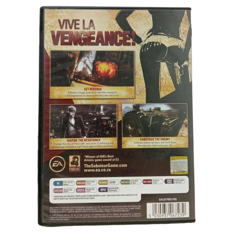 The Saboteur PC (DVD)