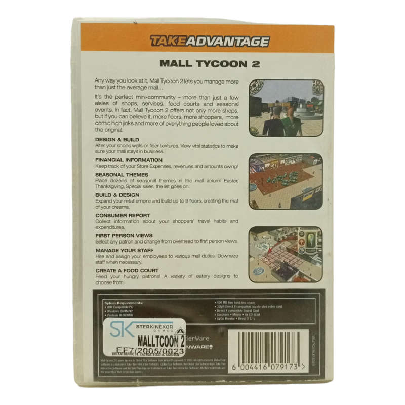 Mall Tycoon 2 PC (CD)