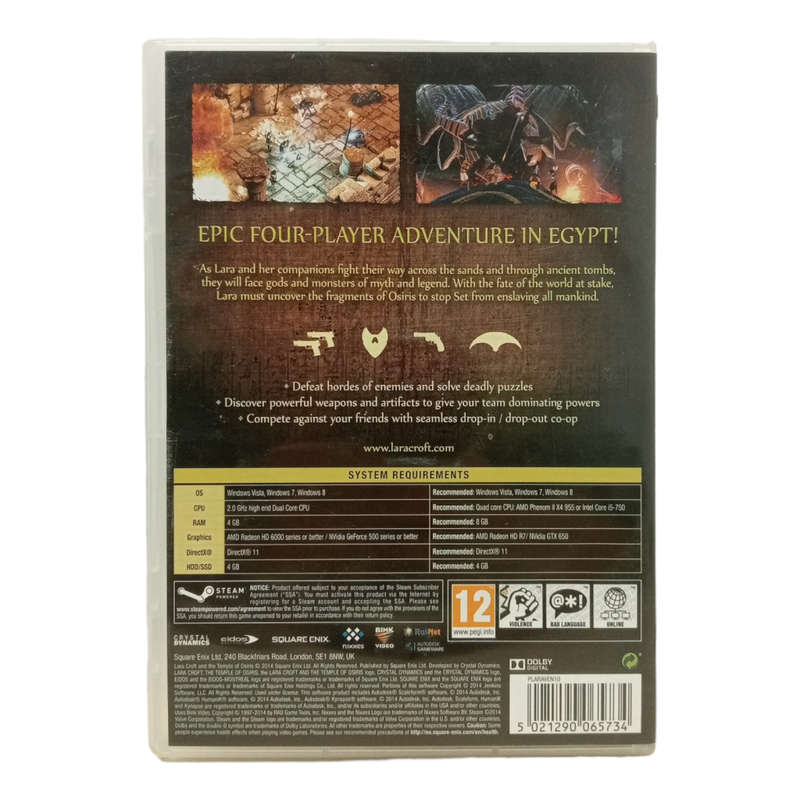 Lara Croft And The Temple Of Osiris PC (DVD)
