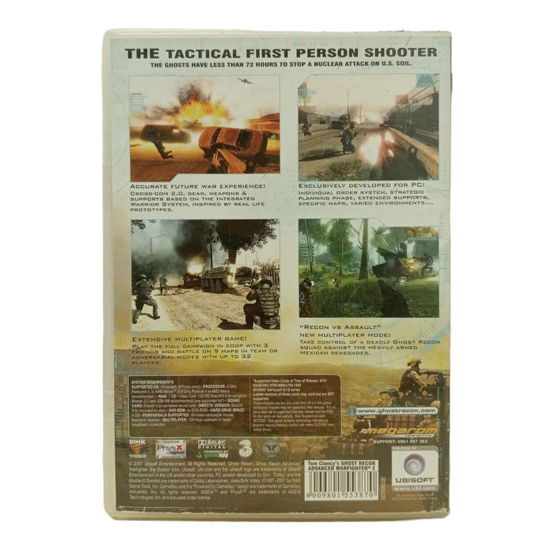 Ghost Recon - Advanced War fighter PC (DVD)