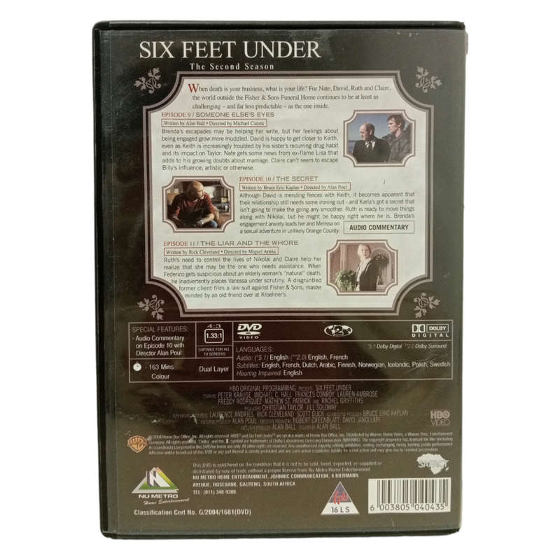Six Feet Under - The Second Season DVD