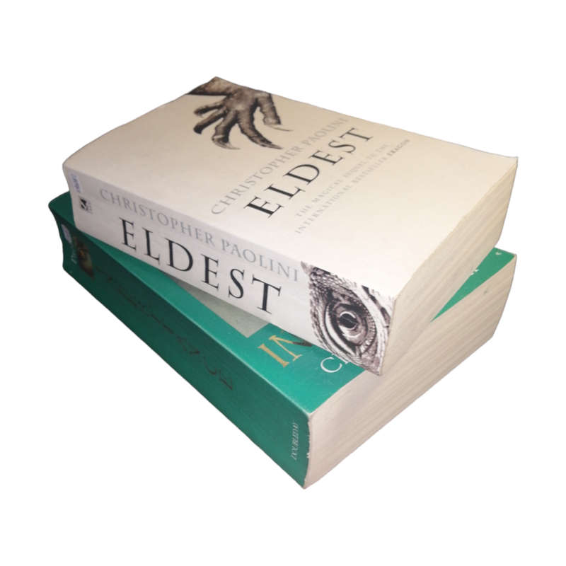 Eldest and Inheritance by Christopher Paolini Softcover