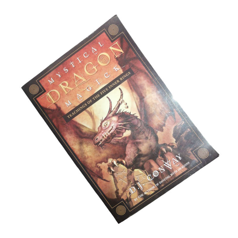 2007 Mystical Dragon Magick- Teachings Of The Five Inner Rings by D. J. Conway First Edition Softcov