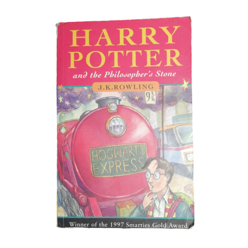 1997 Harry Potter And The Philosopher`s Stone by J. K. Rowling Rare Young Dumbledore Edition Softcov
