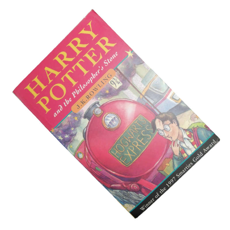 1997 Harry Potter And The Philosopher`s Stone by J. K. Rowling Rare Young Dumbledore Edition Softcov