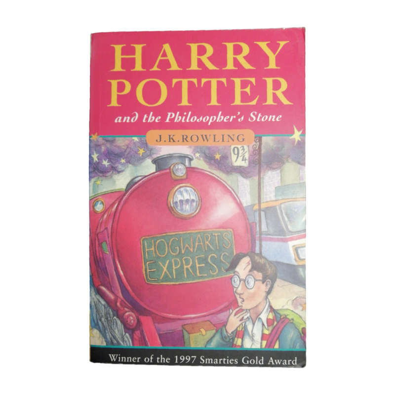 1997 Harry Potter And The Philosopher`s Stone by J. K. Rowling Rare Young Dumbledore Edition Softcov
