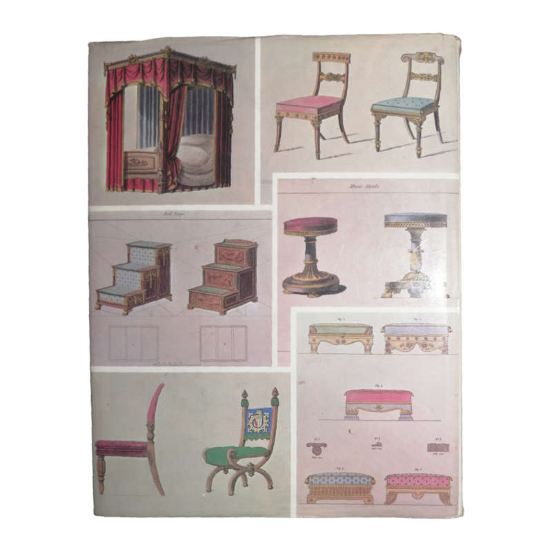 1977 Pictorial Dictionary Of British 19th Century Furniture Design Hardcover w/Dustjacket
