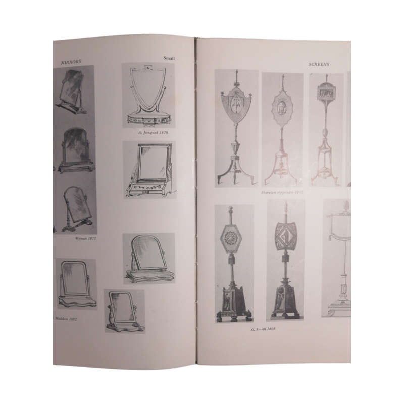 1977 Pictorial Dictionary Of British 19th Century Furniture Design Hardcover w/Dustjacket