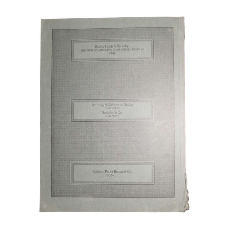 1978 Sotheby`s Catalogue Of Chinese Jades And Decorative Arts Auction Catalog Softcover