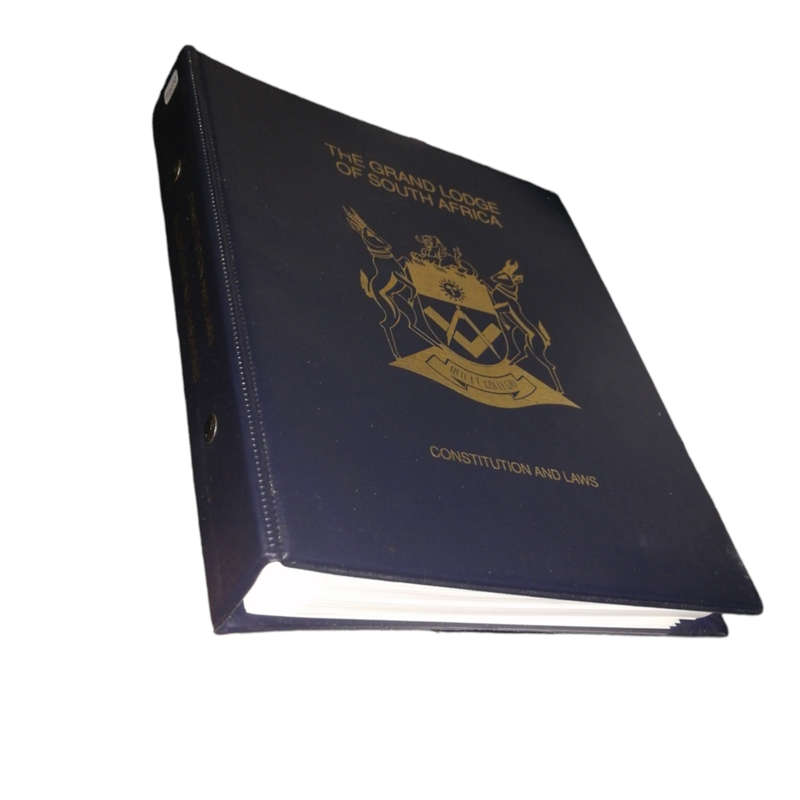 1994 The Grand Lodge Of Southern Africa- Consitution And Laws Hardcover w/o Dustjacket