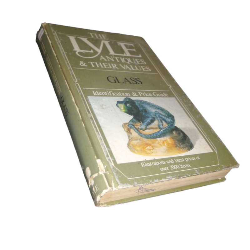 1988 The Lyle Antiques And Their Values- Glass Hardcover w/o Dustjacket