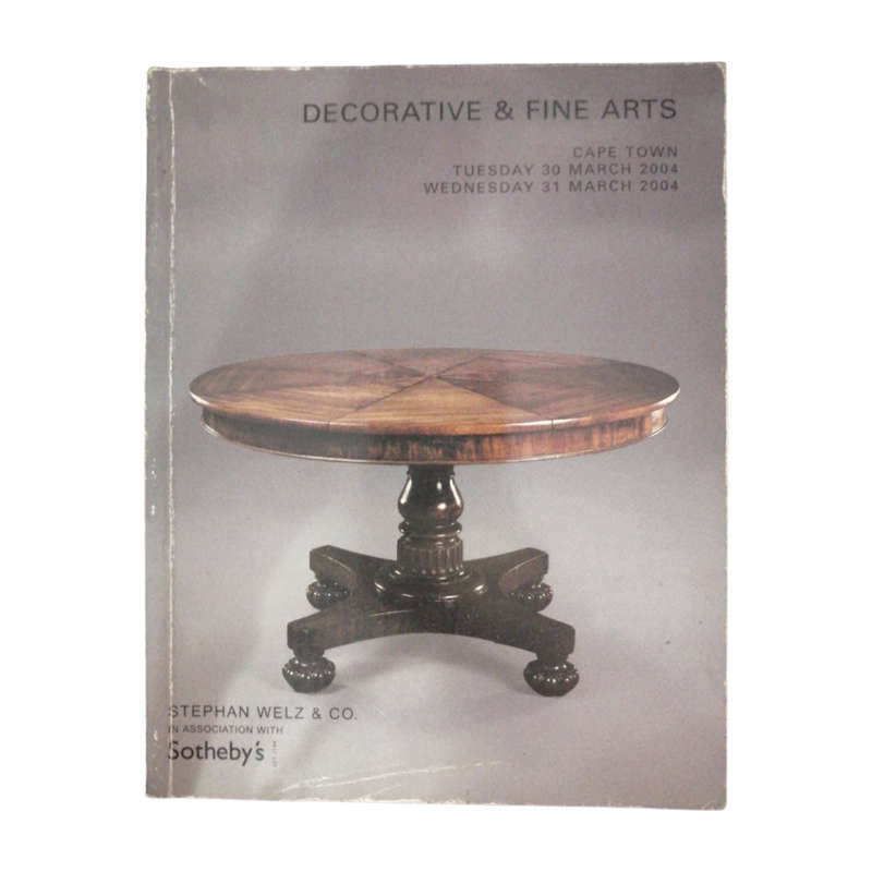2004 Stephan Welz  & Co. in Association with Sotheby`s  Decorative And Fine Arts  Auction Catalog