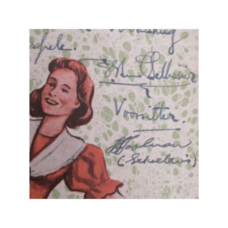 1961 Vir Ons Volkspelers Hardcover w/ Dustjacket, Inscribed by Samuel Henri Pellissier?