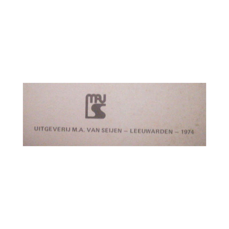 1974 Friesland In Foto`s by Sjoerd Andringa Softcover