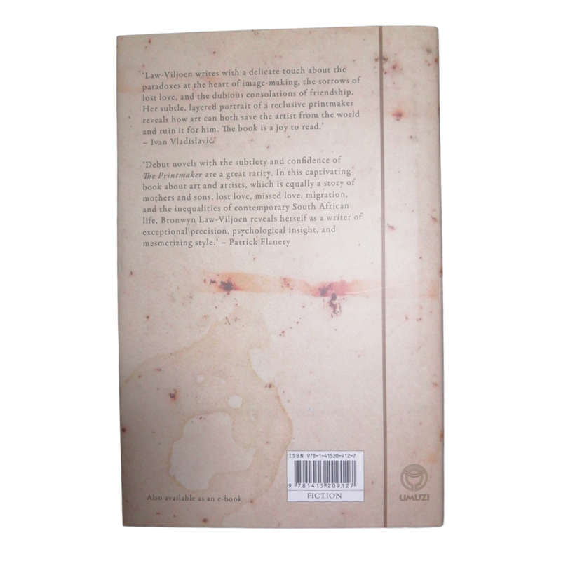 2016 The Printmaker by Bronwyn Law-Viljoen Hardcover w/ Dustjacket