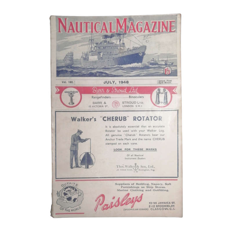 The Nautical Magazine 9 Issue set- July 1948, April-May 1949, April-May 1950, August 1960, May 1961,