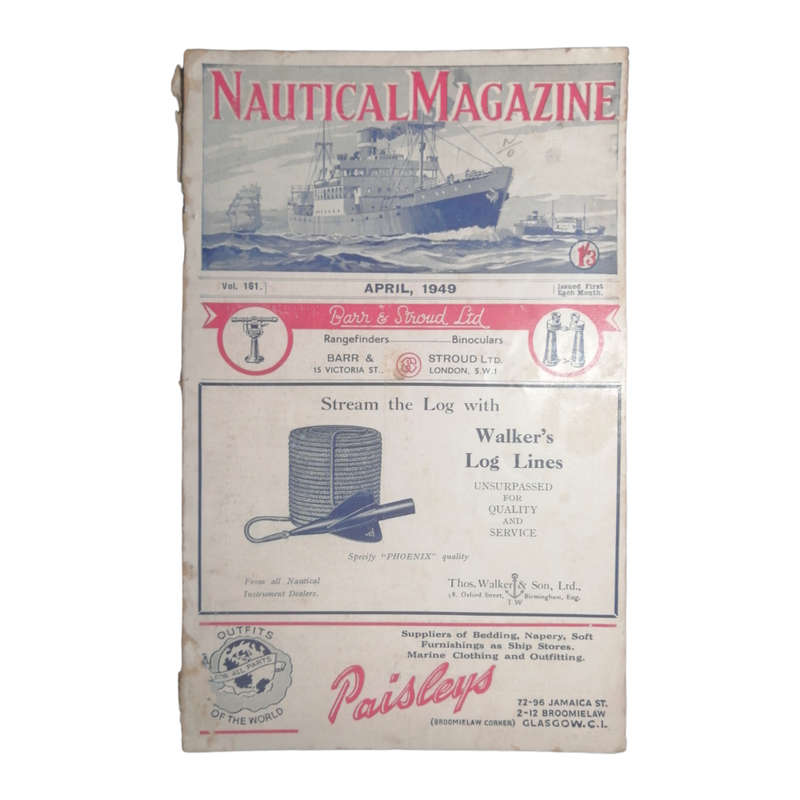 The Nautical Magazine 9 Issue set- July 1948, April-May 1949, April-May 1950, August 1960, May 1961,
