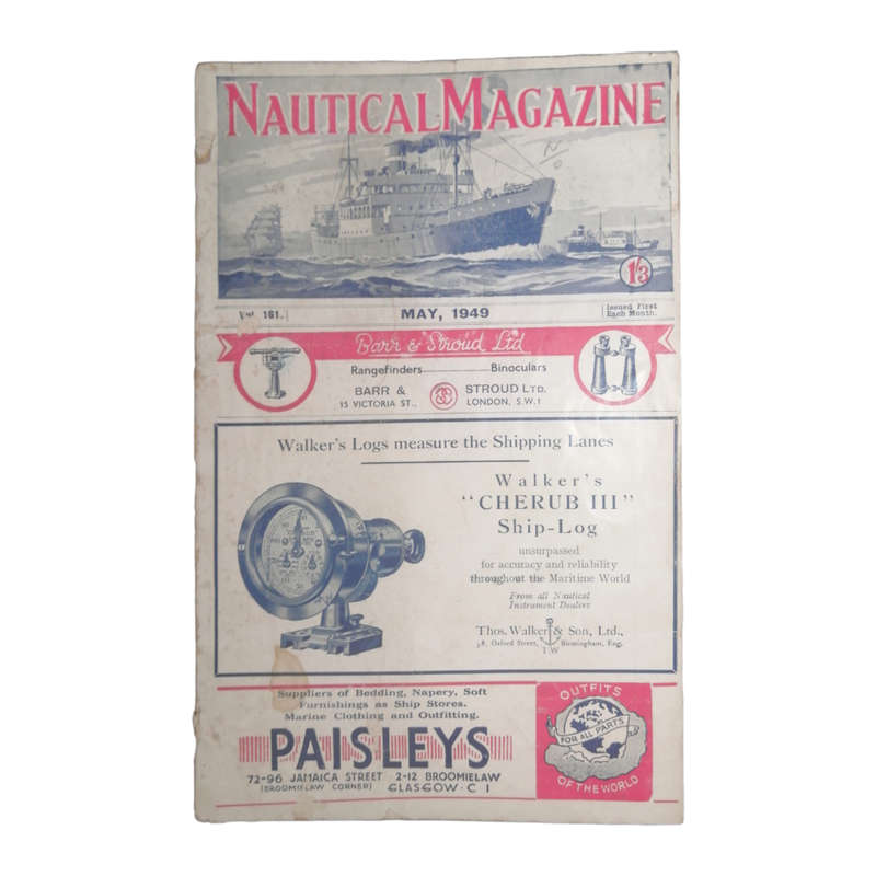 The Nautical Magazine 9 Issue set- July 1948, April-May 1949, April-May 1950, August 1960, May 1961,