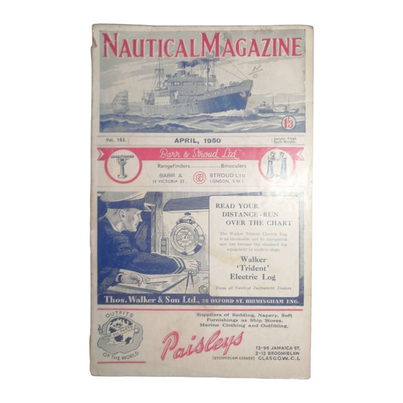 The Nautical Magazine 9 Issue set- July 1948, April-May 1949, April-May 1950, August 1960, May 1961,