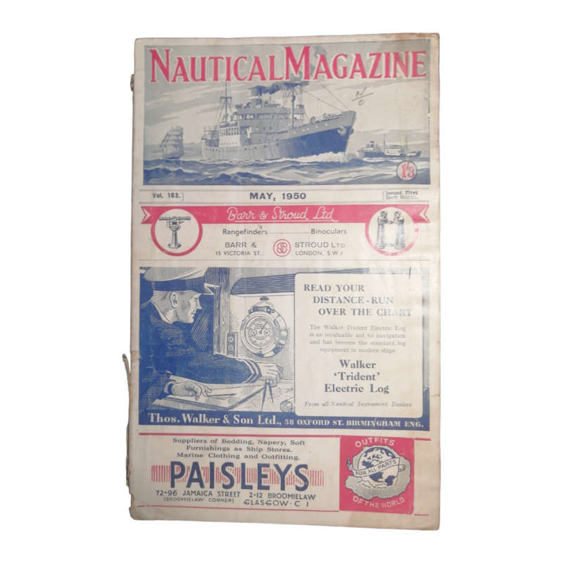 The Nautical Magazine 9 Issue set- July 1948, April-May 1949, April-May 1950, August 1960, May 1961,