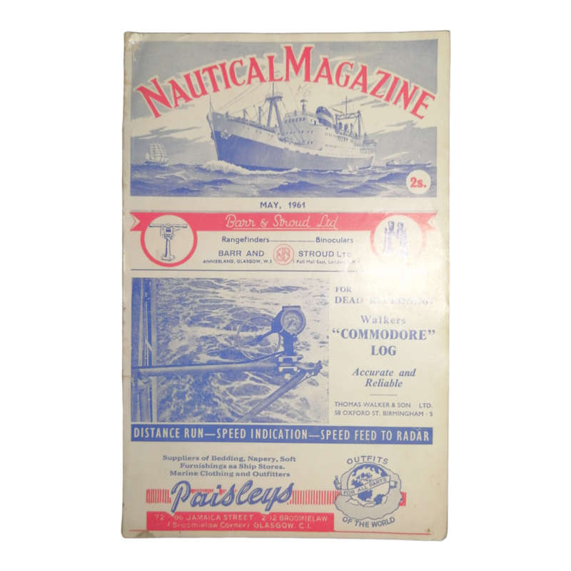 The Nautical Magazine 9 Issue set- July 1948, April-May 1949, April-May 1950, August 1960, May 1961,