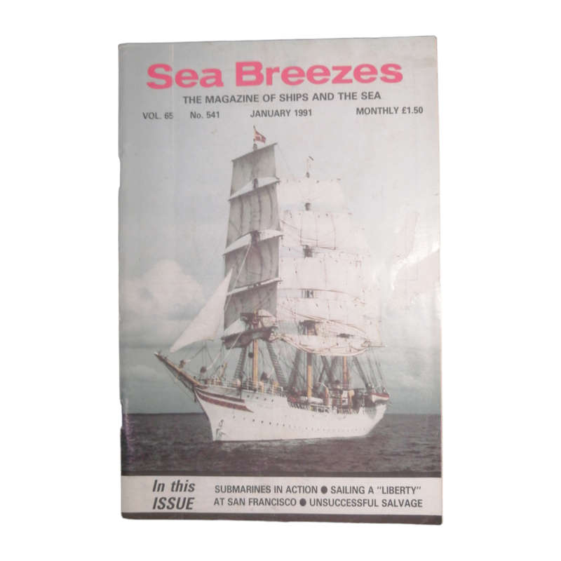 Sea Breezes Magazines 6 Issue Set- January 1991, March-April 1994, November-December 1994, January 1