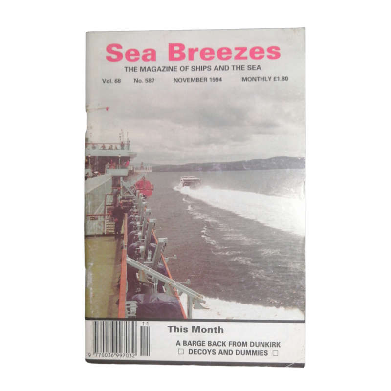 Sea Breezes Magazines 6 Issue Set- January 1991, March-April 1994, November-December 1994, January 1