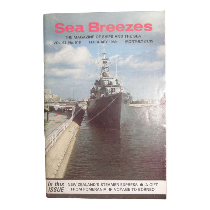 Sea Breezes Magazines 6 Issue Set- February 1975, , March 1979, October 1987, March 1988, February 1