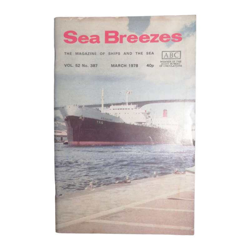 1978 Sea Breezes Magazines 8 Issue Set- January- May, July-August, October-December Softcover