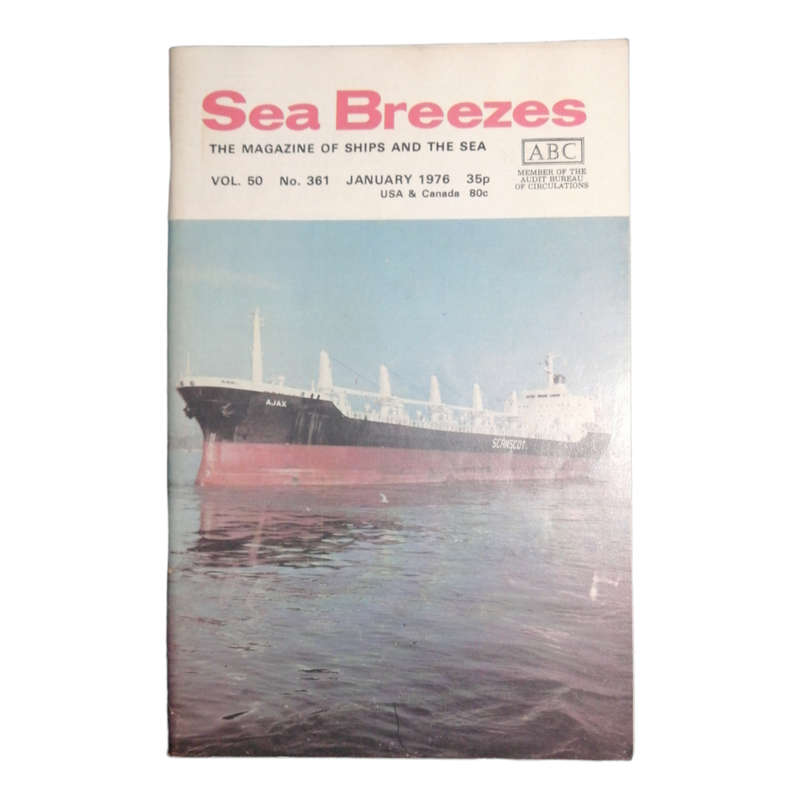 Sea Breezes Magazines 14 Issue Set- January-February 1975, November 1975, January-May 1976, July 197