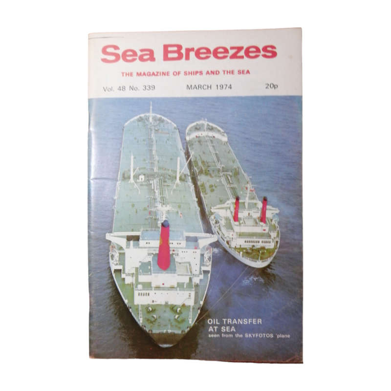Sea Breezes Magazines 7 Issue Set- May 1973, January 1974, March 1974, May-June 1974, August 1974, O