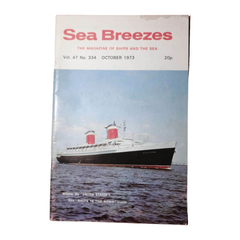 1973 Sea Breezes Magazines 6 Issue Set- January-May, October Softcover