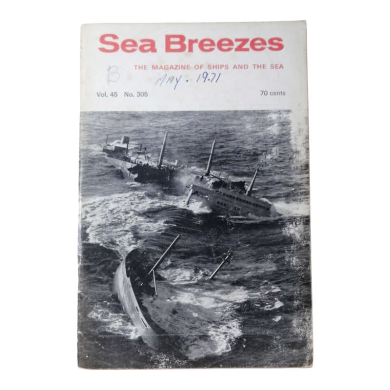 1971 Sea Breezes Magazines 8 Issue Set- February-September Softcover